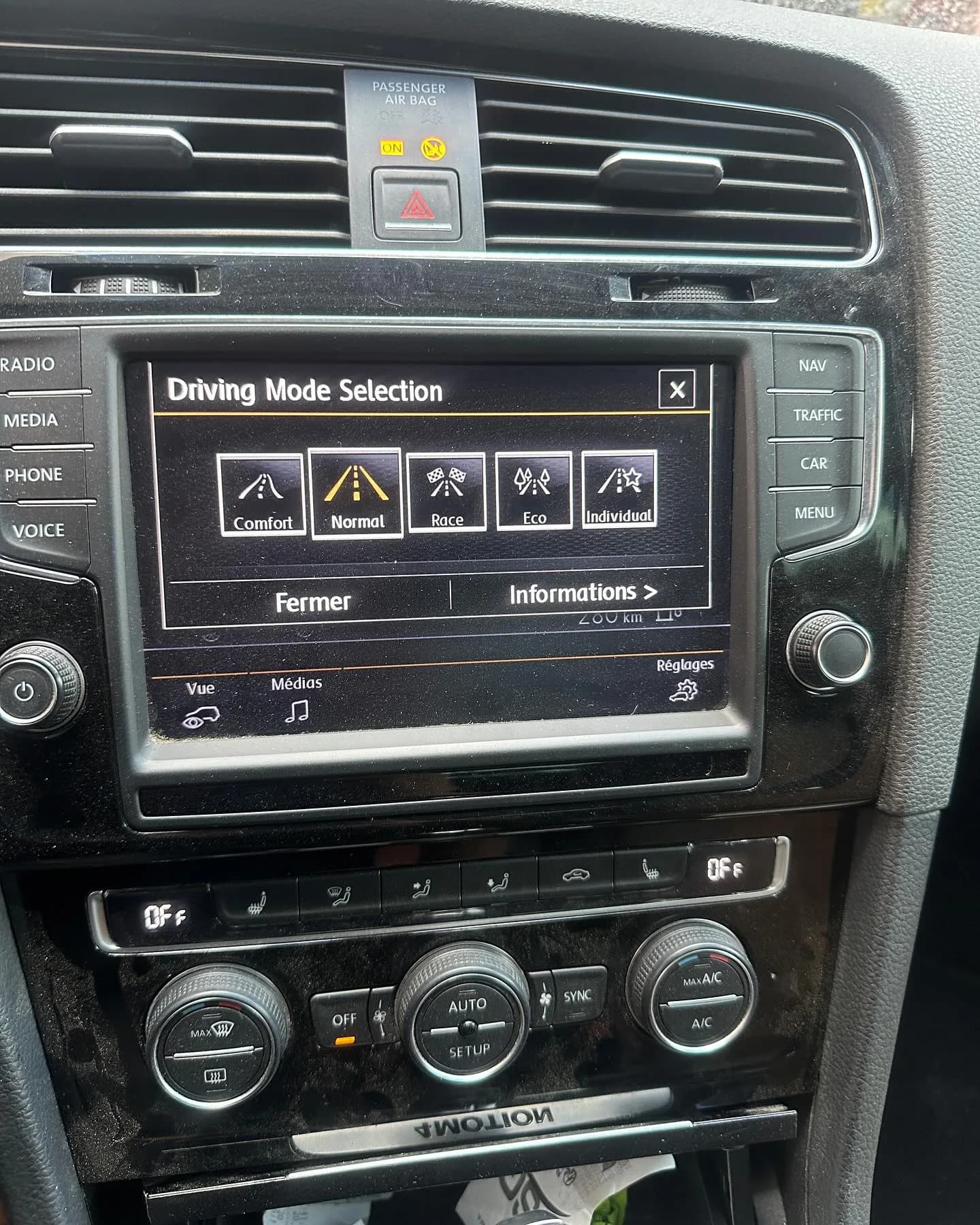 Volkswagen Golf 7 R, Golf 7 R : option DCC supprimée proprement (photo 3 sur 3)