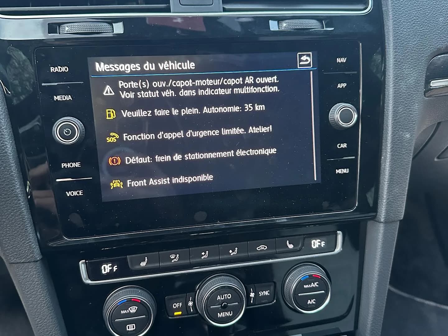 Volkswagen Golf 7 R, Golf 7 R : codages perdus et aides à la conduite (photo 8 sur 8)